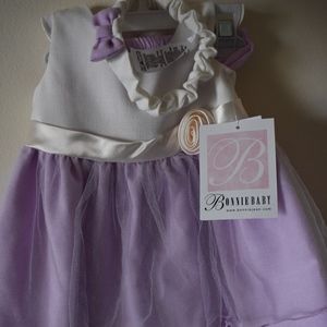 baby girls dress & head band